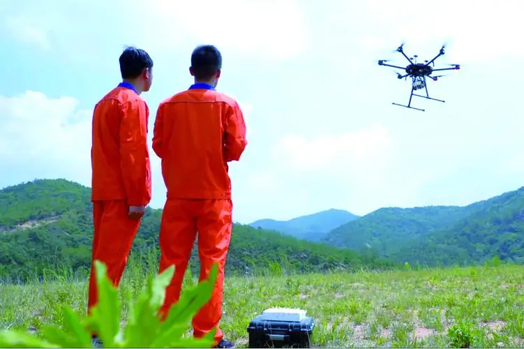 朝天无人机倾斜摄影巡检拍摄